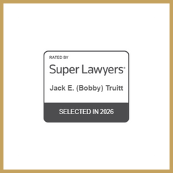 Jack E Truitt selected in 2026 by Super Lawyers
