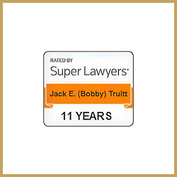 Jack E. Truitt 11 years as a Super Lawyer